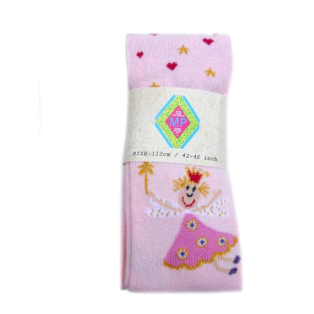 NWT Baby Girl MP Tights Pink Fairy Princess & Red Hearts 12M 18m Hanna‎ Andersen